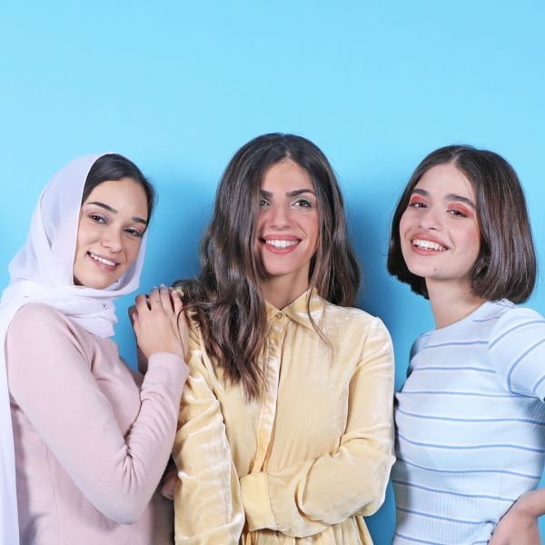 ladies with a perfect smile